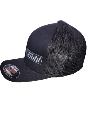 Black Guhl Motors Baseball Hat Side