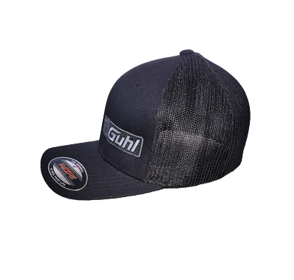 Black Guhl Motors Baseball Hat Side